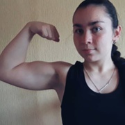 Teen muscle girl Fitness girl Viktoria